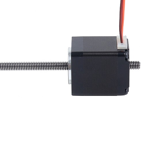 Nema 11 Non-captive 34mm Stack 0.75A Lead 2mm(0.07874) Length 100mm - 11N13S0754AA4-100RS | StepperOnline CA