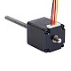 Nema 11 Non-captive 34mm Stack 0.75A Lead 2mm(0.07874) Length 100mm - 11N13S0754AA4-100RS | StepperOnline CA