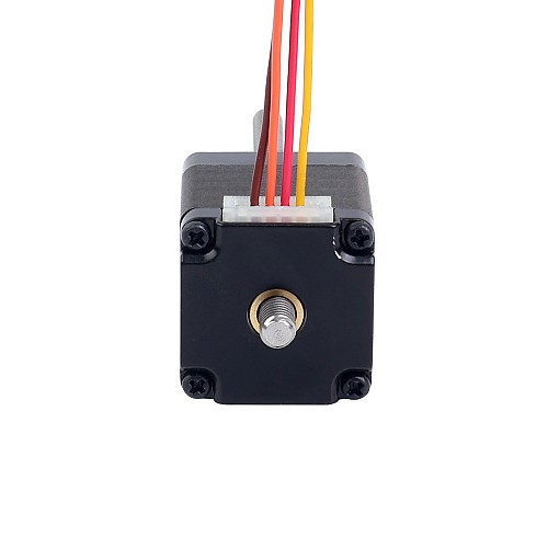Nema 11 Non-captive 34mm Stack 0.75A Lead 2mm(0.07874) Length 100mm - 11N13S0754AA4-100RS | StepperOnline CA