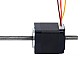 Nema 11 Non-captive 34mm Stack 0.75A Lead 4.877mm(0.192") Length 150mm - 11N13S0754QE4-150RS | StepperOnline CA