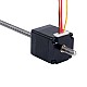 Nema 11 Non-captive 34mm Stack 0.75A Lead 4.877mm(0.192") Length 150mm - 11N13S0754QE4-150RS | StepperOnline CA