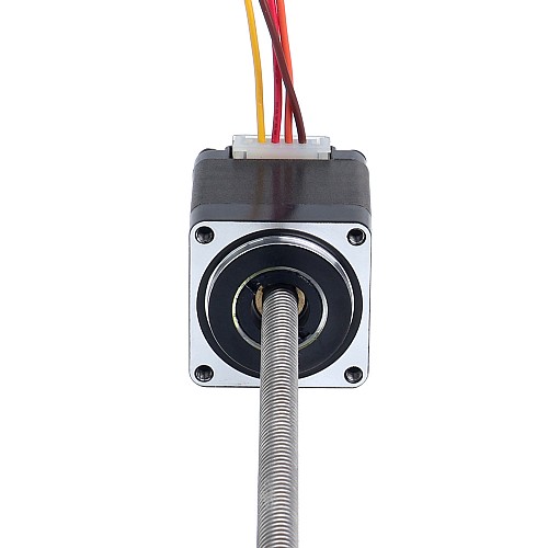 Nema 11 Non-captive 34mm Stack 0.75A Lead 4.877mm(0.192") Length 150mm - 11N13S0754QE4-150RS | StepperOnline CA