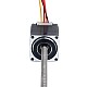 Nema 11 Non-captive 34mm Stack 0.75A Lead 4.877mm(0.192") Length 150mm - 11N13S0754QE4-150RS | StepperOnline CA