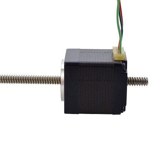 NEMA 11 Non-Captive Acme Linear Stepper Motor 1.0A 32.2mm Stack Screw Lead 2.54mm(0.1) Lead Length 200mm - 11N13S1004GD5-200RS | StepperOnline CA