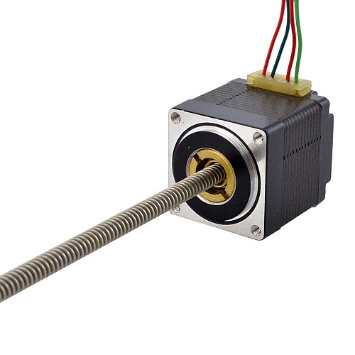NEMA 11 Non-Captive Acme Linear Stepper Motor 1.0A 32.2mm Stack Screw Lead 2.54mm(0.1) Lead Length 200mm - 11N13S1004GD5-200RS | StepperOnline CA