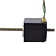 NEMA 11 Non-Captive Acme Linear Stepper Motor 1.0A 32.2mm Stack Screw Lead 2.54mm(0.1) Lead Length 200mm - 11N13S1004GD5-200RS | StepperOnline CA