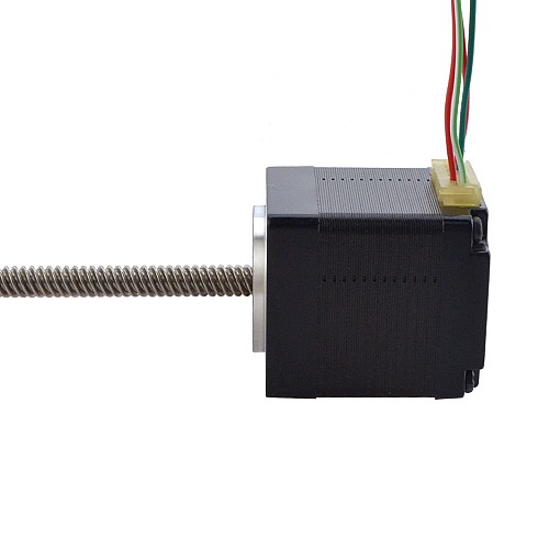 NEMA 11 Non-Captive Acme Linear Stepper Motor 1.0A 32.2mm Stack Screw Lead 5.08mm(0.2) Lead Length 200mm - 11N13S1004HD5-200RS | StepperOnline CA