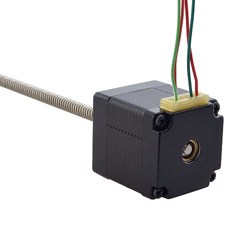 NEMA 11 Non-Captive Acme Linear Stepper Motor 1.0A 32.2mm Stack Screw Lead 5.08mm(0.2) Lead Length 200mm - 11N13S1004HD5-200RS | StepperOnline CA