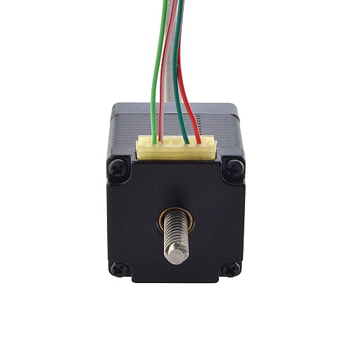 NEMA 11 Non-Captive Acme Linear Stepper Motor 1.0A 32.2mm Stack Screw Lead 5.08mm(0.2) Lead Length 200mm - 11N13S1004HD5-200RS | StepperOnline CA