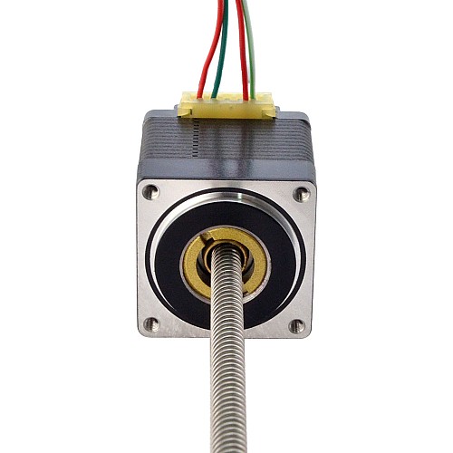 NEMA 11 Non-Captive Acme Linear Stepper Motor 1.0A 32.2mm Stack Screw Lead 5.08mm(0.2) Lead Length 200mm - 11N13S1004HD5-200RS | StepperOnline CA
