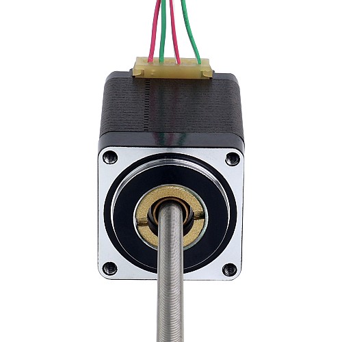 NEMA 11 Non-Captive Acme Linear Stepper Motor 1.0A 46mm Stack Screw Lead 0.635mm(0.025) Lead Length 250mm - 11N18S1004ED5-250RS | StepperOnline CA
