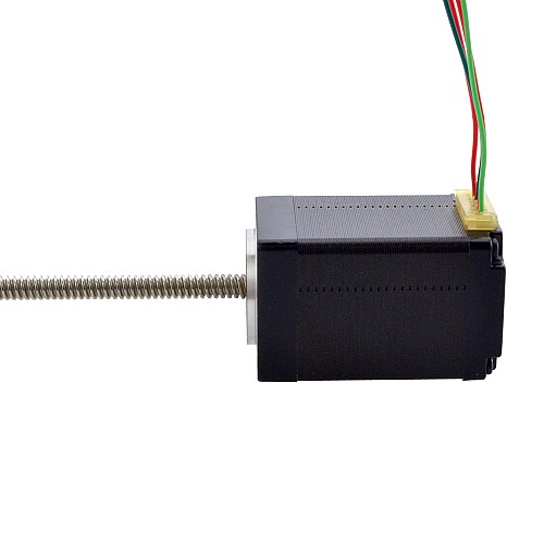 NEMA 11 Non-Captive Acme Linear Stepper Motor 1.0A 46mm Stack Screw Lead 2.54mm(0.1) Lead Length 200mm - 11N18S1004GD5-200RS | StepperOnline CA