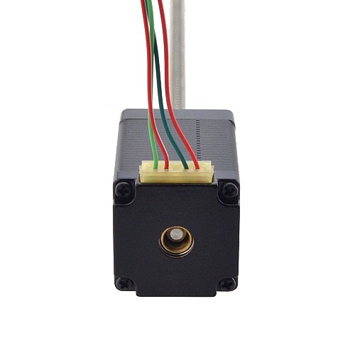 NEMA 11 Non-Captive Acme Linear Stepper Motor 1.0A 46mm Stack Screw Lead 2.54mm(0.1) Lead Length 200mm - 11N18S1004GD5-200RS | StepperOnline CA