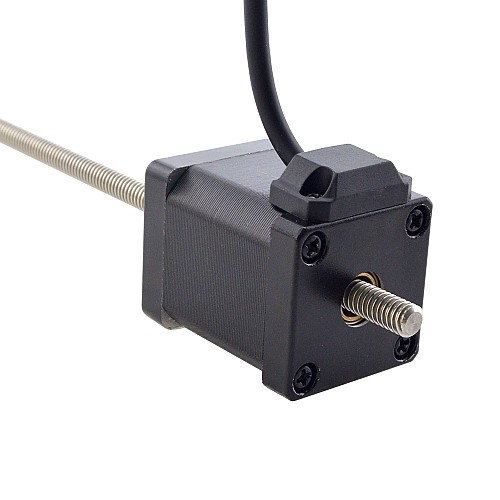 NEMA 14 Non-Captive Acme Linear Stepper Motor 1.5A 47mm Stack Screw Lead 1.27mm(0.05) Lead Length 200mm - 14N19S1504FF5-200RS | StepperOnline CA NEMA 14 Non-Captive Acme Linear Stepper Motor 1.5A 47mm Stack Screw Lead 1.27mm(0.05) Lead Length 200mm - 14N19S1504FF5-200RS | StepperOnline CA