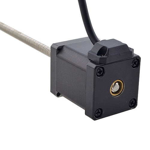 NEMA 14 Non-Captive Acme Linear Stepper Motor 1.5A 47mm Stack Screw Lead 6.35mm(0.25) Lead Length 200mm - 14N19S1504RF5-200RS | StepperOnline CA NEMA 14 Non-Captive Acme Linear Stepper Motor 1.5A 47mm Stack Screw Lead 6.35mm(0.25) Lead Length 200mm - 14N19S1504RF5-200RS | StepperOnline CA
