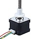 Nema 17 External 34mm Stack 0.4A Lead 4mm(0.15748) Length 100mm - 17E13S0404DB4-100RS | StepperOnline CA Nema 17 External 34mm Stack 0.4A Lead 4mm(0.15748) Length 100mm - 17E13S0404DB4-100RS | StepperOnline CA