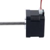 Nema 17 Non-captive 34mm Stack 0.4A Lead 2mm(0.07874) Length 100mm - 17N13S0404AF4-100RS | StepperOnline CA