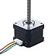Nema 17 Non-captive 34mm Stack 0.4A Lead 2mm(0.07874) Length 100mm - 17N13S0404AF4-100RS | StepperOnline CA
