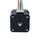 Nema 17 Non-captive 34mm Stack 0.4A Lead 2mm(0.07874) Length 150mm - 17N13S0404AF4-150RS | StepperOnline CA