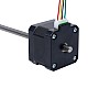 Nema 17 Non-captive 34mm Stack 0.84A Lead 2mm(0.07874) Length 200mm - 17N13S0844AF4-200RS | StepperOnline CA