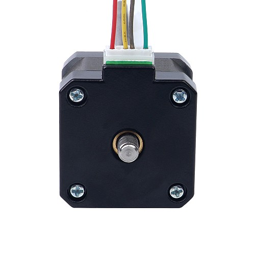 Nema 17 Non-captive 34mm Stack 0.84A Lead 2mm(0.07874) Length 200mm - 17N13S0844AF4-200RS | StepperOnline CA