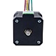 Nema 17 Non-captive 34mm Stack 0.84A Lead 2mm(0.07874) Length 200mm - 17N13S0844AF4-200RS | StepperOnline CA