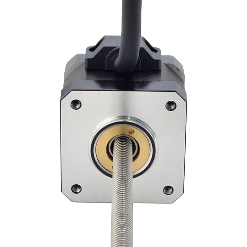 NEMA 17 Non-Captive Acme Linear Stepper Motor 1.5A 34mm Stack Screw Lead 1.27mm(0.05) Lead Length 200mm - 17N13S1504FF5-200RS | StepperOnline CA NEMA 17 Non-Captive Acme Linear Stepper Motor 1.5A 34mm Stack Screw Lead 1.27mm(0.05) Lead Length 200mm - 17N13S1504FF5-200RS | StepperOnline CA