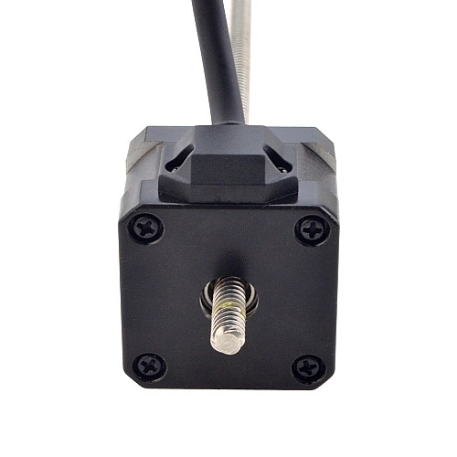 NEMA 17 Non-Captive Acme Linear Stepper Motor 1.5A 34mm Stack Screw Lead 6.35mm(0.25) Lead Length 200mm - 17N13S1504RF5-200RS | StepperOnline CA NEMA 17 Non-Captive Acme Linear Stepper Motor 1.5A 34mm Stack Screw Lead 6.35mm(0.25) Lead Length 200mm - 17N13S1504RF5-200RS | StepperOnline CA