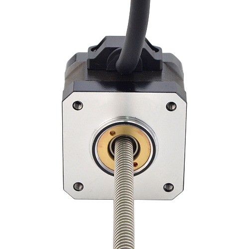 NEMA 17 Non-Captive Acme Linear Stepper Motor 1.5A 34mm Stack Screw Lead 6.35mm(0.25) Lead Length 200mm - 17N13S1504RF5-200RS | StepperOnline CA NEMA 17 Non-Captive Acme Linear Stepper Motor 1.5A 34mm Stack Screw Lead 6.35mm(0.25) Lead Length 200mm - 17N13S1504RF5-200RS | StepperOnline CA