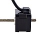NEMA 17 Non-Captive Acme Linear Stepper Motor 1.5A 34mm Stack Screw Lead 25.4mm(1) Lead Length 200mm - 17N13S1504YF5-200RS | StepperOnline CA