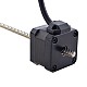 NEMA 17 Non-Captive Acme Linear Stepper Motor 1.5A 34mm Stack Screw Lead 25.4mm(1) Lead Length 200mm - 17N13S1504YF5-200RS | StepperOnline CA