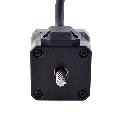 NEMA 17 Non-Captive Acme Linear Stepper Motor 1.5A 34mm Stack Screw Lead 25.4mm(1) Lead Length 200mm - 17N13S1504YF5-200RS | StepperOnline CA