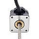 NEMA 17 Non-Captive Acme Linear Stepper Motor 1.5A 34mm Stack Screw Lead 25.4mm(1) Lead Length 200mm - 17N13S1504YF5-200RS | StepperOnline CA
