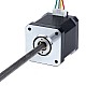 Nema 17 Non-captive 48mm Stack 1.68A Lead 2mm(0.07874) Length 200mm - 17N19S1684AF4-200RS | StepperOnline CA