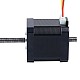 Nema 17 Non-captive 48mm Stack 1.68A Lead 2mm(0.07874) Length 200mm - 17N19S1684AF4-200RS | StepperOnline CA