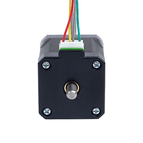 Nema 17 Non-captive 48mm Stack 1.68A Lead 2mm(0.07874) Length 200mm - 17N19S1684AF4-200RS | StepperOnline CA