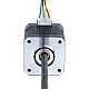Nema 17 Non-captive 48mm Stack 1.68A Lead 2mm(0.07874) Length 200mm - 17N19S1684AF4-200RS | StepperOnline CA
