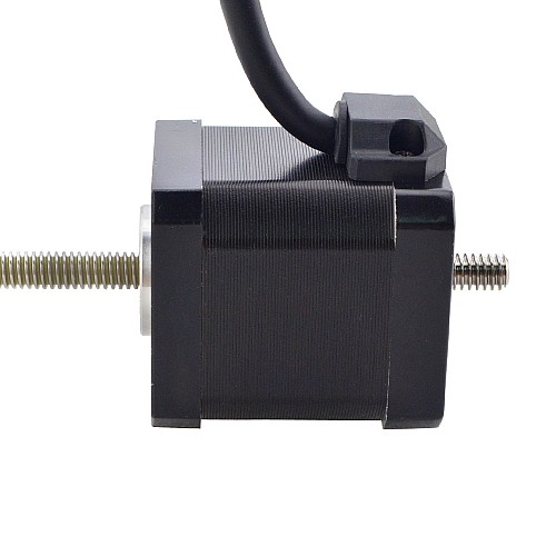 NEMA 17 Non-Captive Acme Linear Stepper Motor 2.5A 48mm Stack Screw Lead 1.27mm(0.05) Lead Length 200mm - 17N19S2504FF5-200RS | StepperOnline CA NEMA 17 Non-Captive Acme Linear Stepper Motor 2.5A 48mm Stack Screw Lead 1.27mm(0.05) Lead Length 200mm - 17N19S2504FF5-200RS | StepperOnline CA