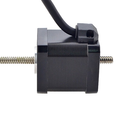 NEMA 17 Non-Captive Acme Linear Stepper Motor 2.5A 48mm Stack Screw Lead 6.35mm(0.25) Lead Length 200mm - 17N19S2504RF5-200RS | StepperOnline CA NEMA 17 Non-Captive Acme Linear Stepper Motor 2.5A 48mm Stack Screw Lead 6.35mm(0.25) Lead Length 200mm - 17N19S2504RF5-200RS | StepperOnline CA