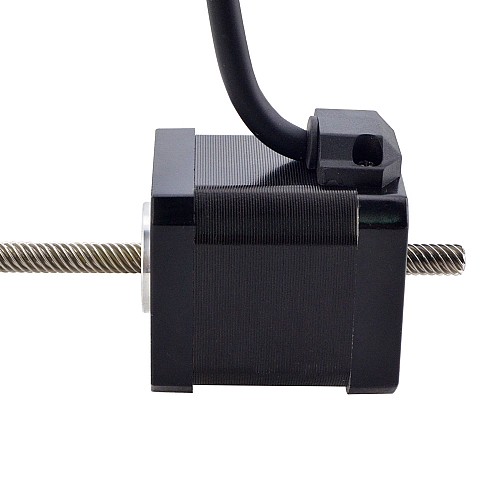NEMA 17 Non-Captive Acme Linear Stepper Motor 2.5A 48mm Stack Screw Lead 12.7mm(0.5) Lead Length 200mm - 17N19S2504WF5-200RS | StepperOnline CA