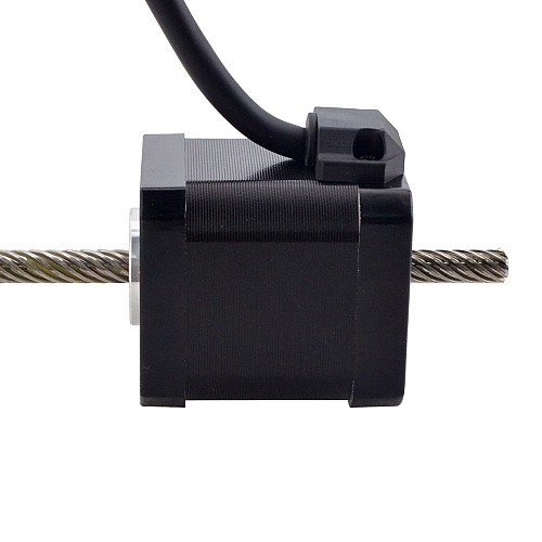 NEMA 17 Non-Captive Acme Linear Stepper Motor 2.5A 48mm Stack Screw Lead 25.4mm(1) Lead Length 200mm - 17N19S2504YF5-200RS | StepperOnline CA NEMA 17 Non-Captive Acme Linear Stepper Motor 2.5A 48mm Stack Screw Lead 25.4mm(1) Lead Length 200mm - 17N19S2504YF5-200RS | StepperOnline CA