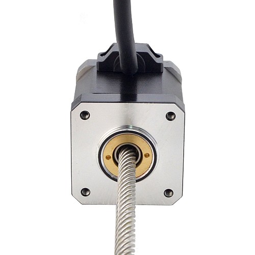 NEMA 17 Non-Captive Acme Linear Stepper Motor 2.5A 48mm Stack Screw Lead 25.4mm(1) Lead Length 200mm - 17N19S2504YF5-200RS | StepperOnline CA NEMA 17 Non-Captive Acme Linear Stepper Motor 2.5A 48mm Stack Screw Lead 25.4mm(1) Lead Length 200mm - 17N19S2504YF5-200RS | StepperOnline CA