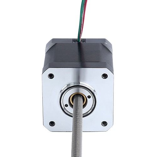 Nema 17 Non-captive 48mm Stack 2.6A Lead 2.4384mm(0.096") Length 250mm - 17N19S2604JE4-250RS | StepperOnline CA