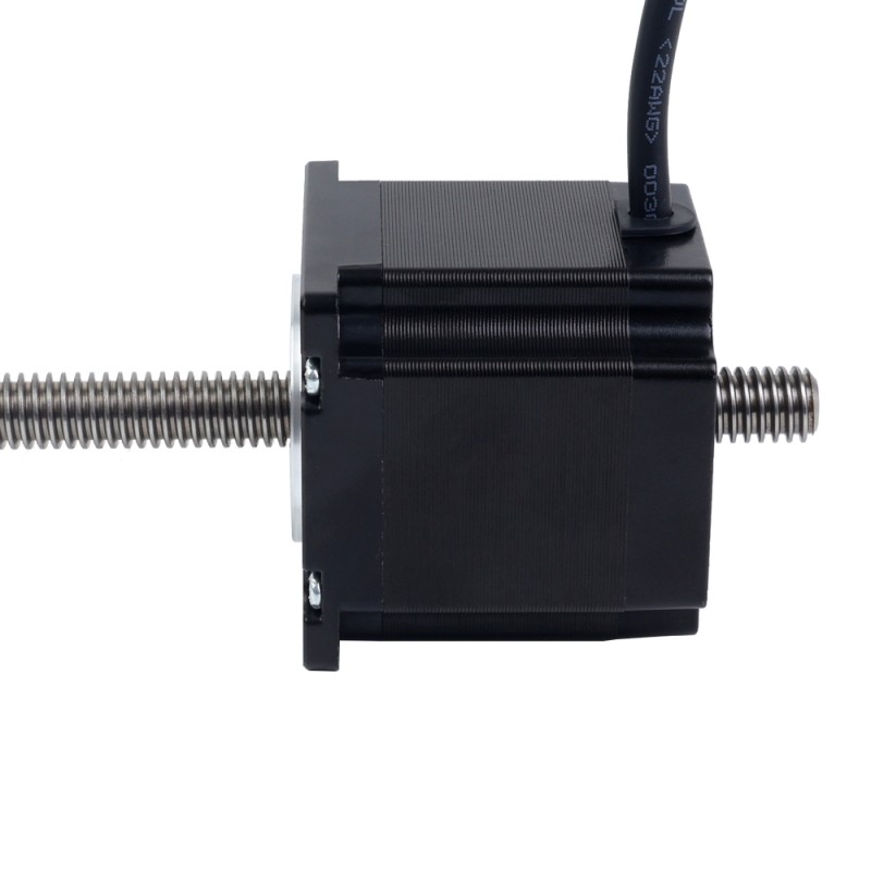 Nema 23 Non-captive 56mm Stack 2.0A Lead 2mm(0.07874) Length 250mm - 23N22S2004AJ4-250RS | StepperOnline CA