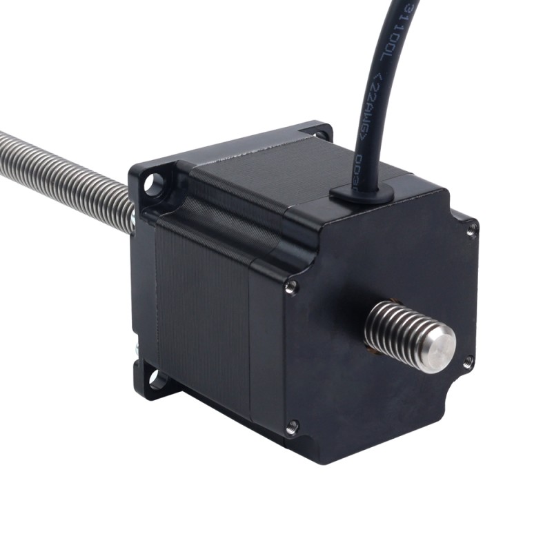 Nema 23 Non-captive 56mm Stack 2.0A Lead 2mm(0.07874) Length 250mm - 23N22S2004AJ4-250RS | StepperOnline CA