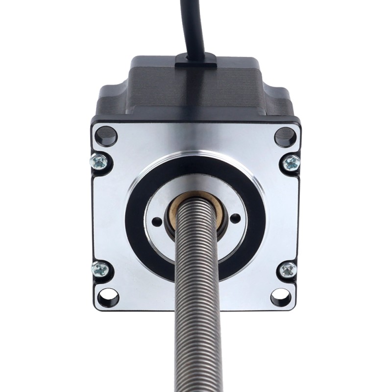 Nema 23 Non-captive 56mm Stack 2.0A Lead 2mm(0.07874) Length 250mm - 23N22S2004AJ4-250RS | StepperOnline CA