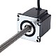 Nema 23 Non-captive 56mm Stack 2A Lead 2mm(0.07874) Length 355mm - 23N22S2004AJ4-355RS | StepperOnline CA
