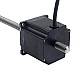 Nema 23 Non-captive 56mm Stack 2A Lead 2mm(0.07874) Length 355mm - 23N22S2004AJ4-355RS | StepperOnline CA