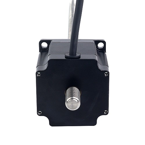 Nema 23 Non-captive 56mm Stack 2A Lead 2mm(0.07874) Length 355mm - 23N22S2004AJ4-355RS | StepperOnline CA