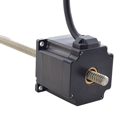 NEMA 23 Non-Captive Acme Linear Stepper Motor 3.0A 56mm Stack Screw Lead 2.54mm(0.1) Lead Length 250mm - 23N22S3004GG5-250RS | StepperOnline CA NEMA 23 Non-Captive Acme Linear Stepper Motor 3.0A 56mm Stack Screw Lead 2.54mm(0.1) Lead Length 250mm - 23N22S3004GG5-250RS | StepperOnline CA